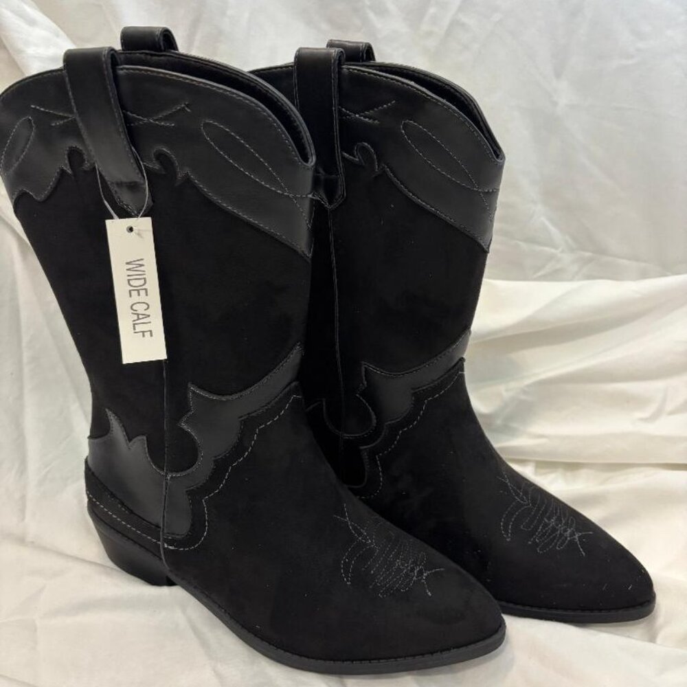 Women's Black Western Boots